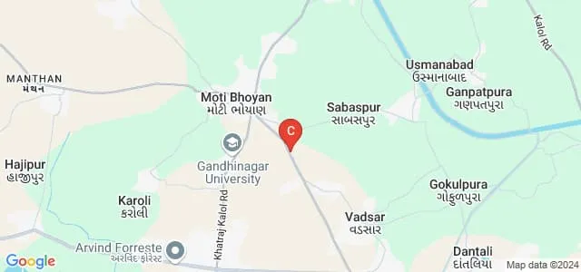 Universal College of Engineering and Technology, Gandhinagar Map
