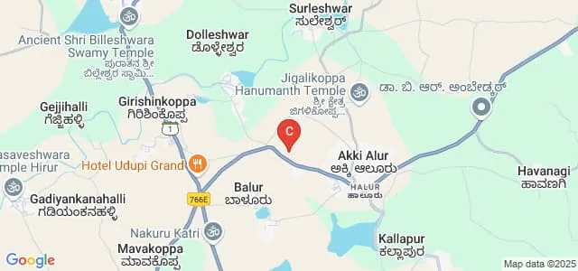 CG Bellad Government First Grade College, Haveri Map