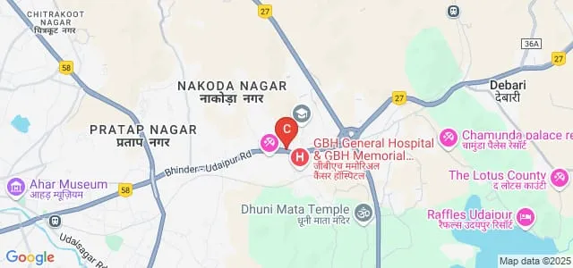 Pacific Institute of Fire and Safety Management, Udaipur Map