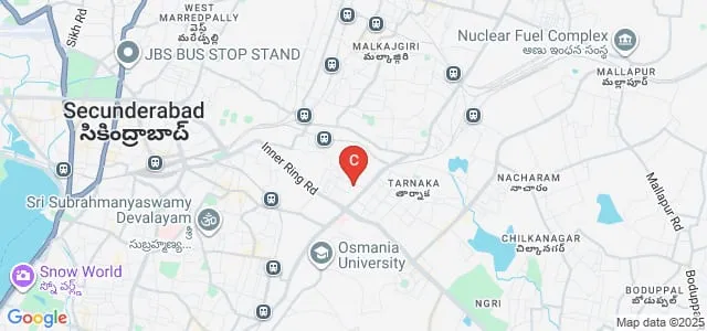 Sarojini Naidu Vanita Pharmacy Maha Vidyalaya, Secunderabad Map