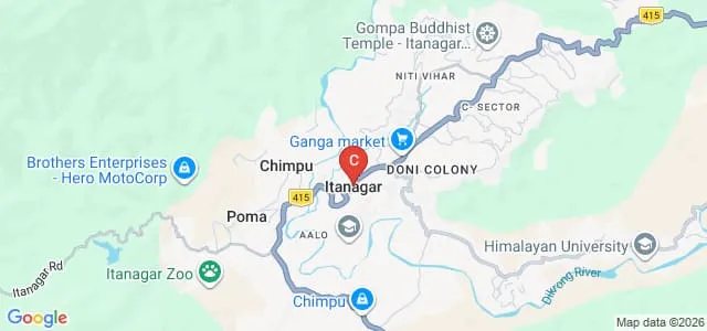 Arunachal Community College, Itanagar Map