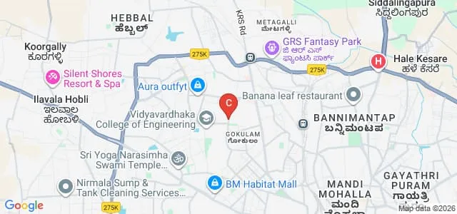 Vikram College of Nursing, Mysuru Map