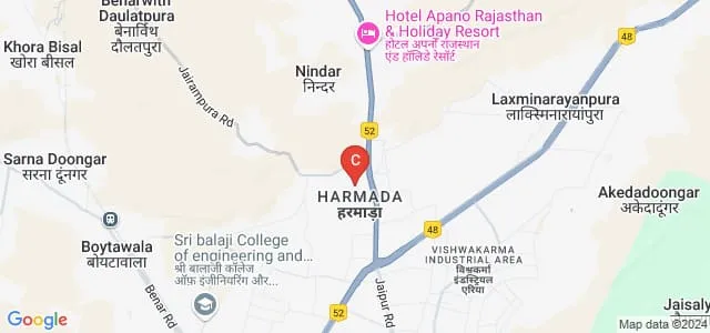 Aadi College of Nursing, Jaipur Map