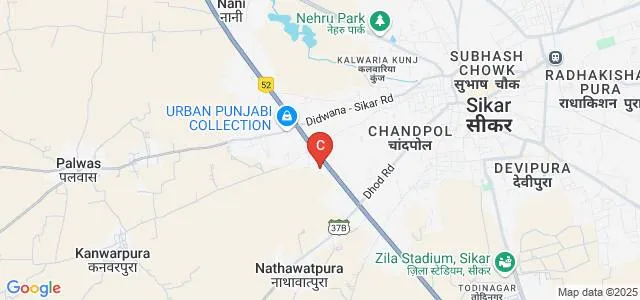 Govindam Mahavidyalaya, Sikar Map