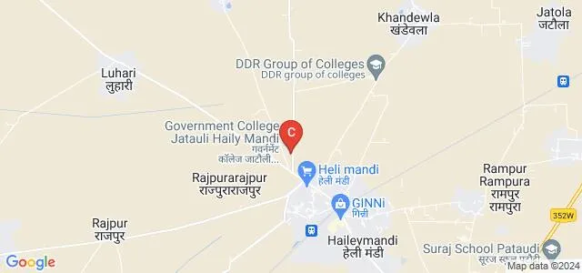 Government College, Jatauli Map