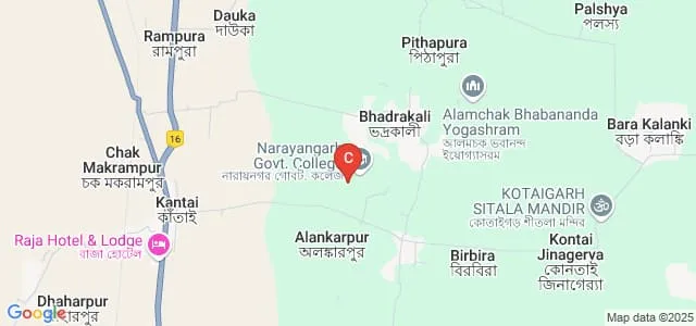 Government General Degree College, Narayangarh Map