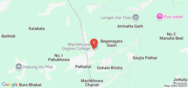 Machkhowa Degree College, Dhemaji Map