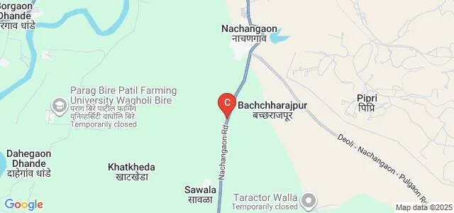 Mahila Vikas Sanstha Wardha's Arts and Science College, Pulgaon Map
