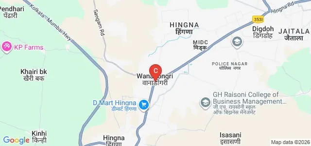 Shalinitai Meghe Homeopathy Hospital, College, and Research Centre, Nagpur Map