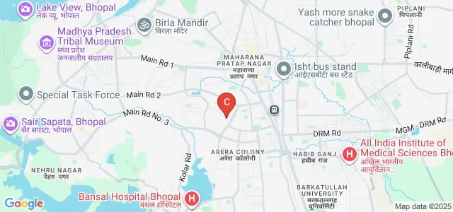 Institute for Excellence in Higher Education, Bhopal Map