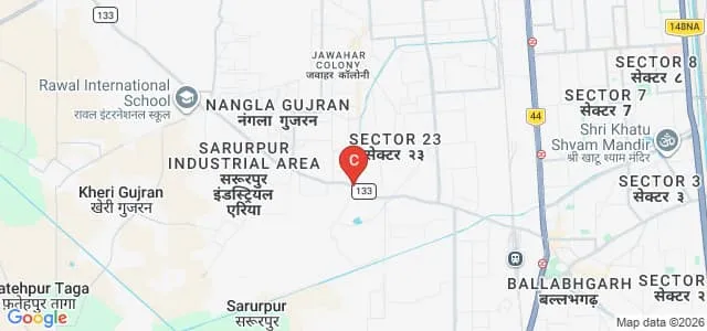 Faridabad College of Engineering and Management, Faridabad Map