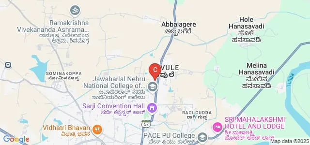 College of Agriculture, Shimoga Map