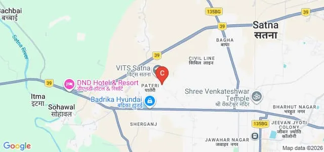 VITS College of Pharmacy, Satna Map