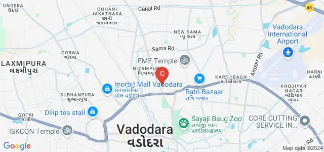 Electronics and Mechanical Engineering School, Vadodara Map