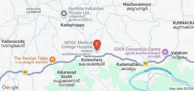 MOSC Institute of Allied Health Sciences, Kolenchery Map