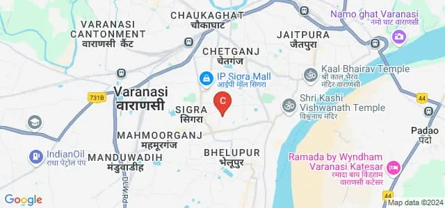 Fashion Institute of Design and Management, Varanasi Map