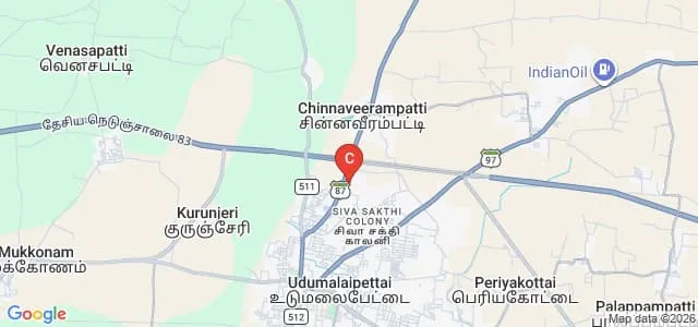 RKR College of Education, Tirupur Map