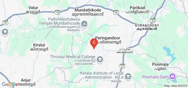 Government Dental College, Thrissur Map