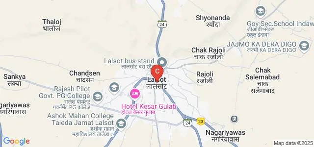 AVP PG College, Lalsot Map