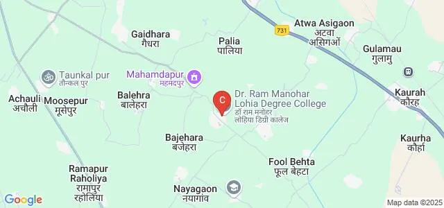 Dr Ram Manohar Lohiya Degree College, Hardoi Map