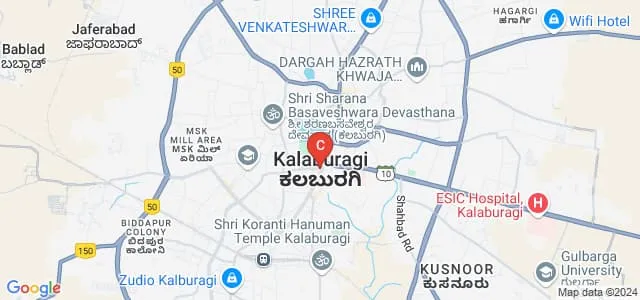 Doddappa Appa Institute of Master of Business Administration, Gulbarga Map