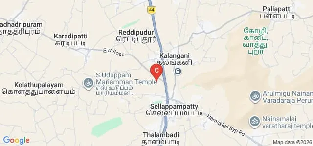 Rajapalayam Deivanai Ammal College of Education, Namakkal Map