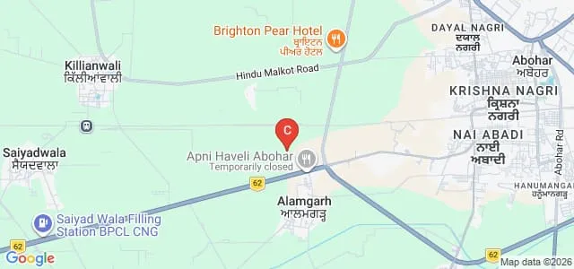 Bankey Bihari College of Education, Abohar Map