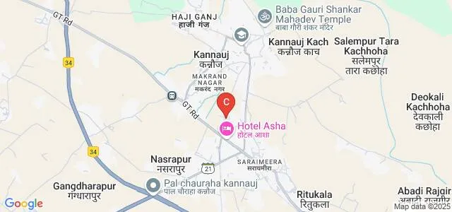 Rajkiya Mahila Mahavidyalaya, Bangar, Kannauj Map