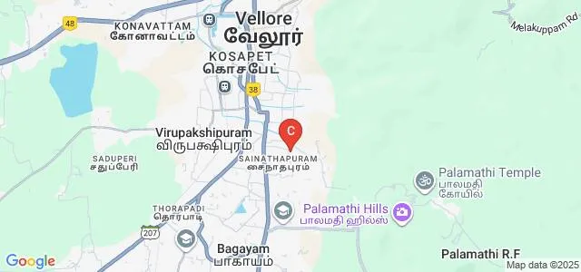 DKM College for Women, Vellore Map