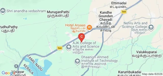 EASA College of Engineering and Technology, Coimbatore Map