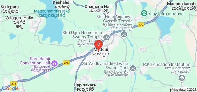 Government College for Women, Maddur Map