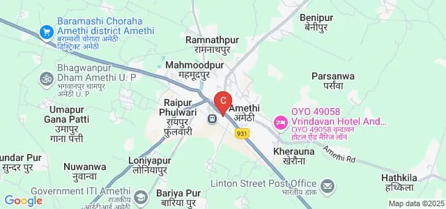 Ranveer Rananjay Post Graduate College, Amethi Map