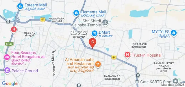 Indo Asian Women's Degree College, Bangalore Map