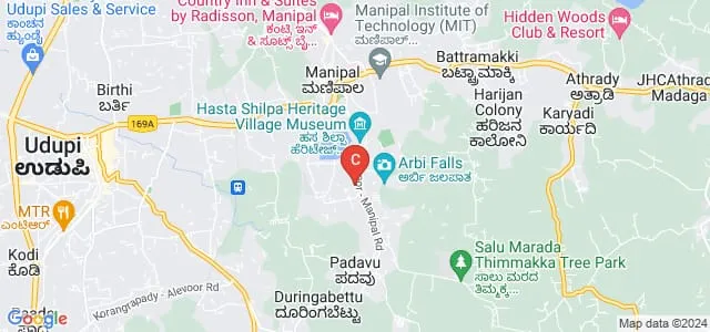 Muniyal Institute of Yoga and Naturopathy, Manipal Map