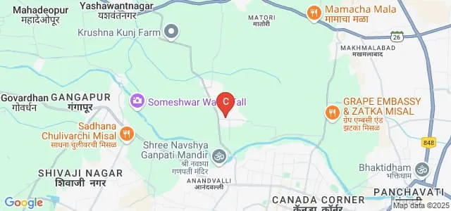 Ashoka Center for Business and Computer Studies, Nashik Map