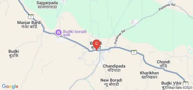 KVTR Ayurved College, Boradi Map