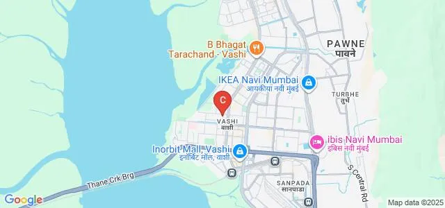 Fr C Rodrigues Institute of Management Studies, Navi Mumbai Map