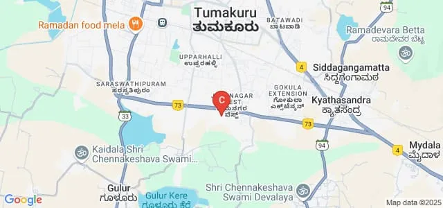 Varadaraja Institute of Pharmaceutical Education and Research, Tumkur Map