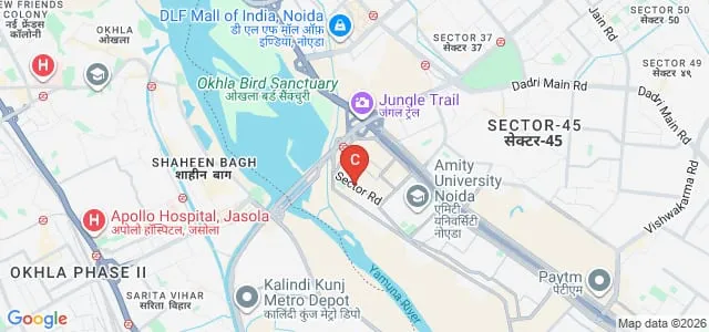 Amity Law School, Delhi Map