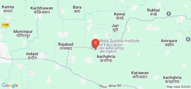 Mata Sushila Institute of Education, Nalanda Map