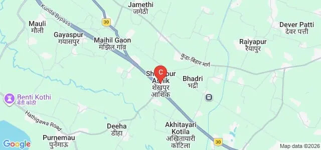 MAS Degree College, Pratapgarh Map