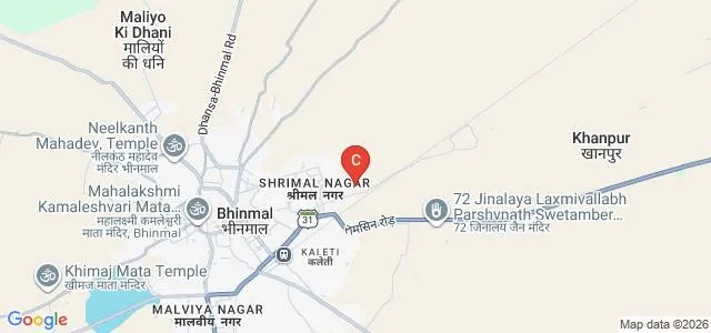 Lord Shiva Girls Teacher's Training College, Jalore Map