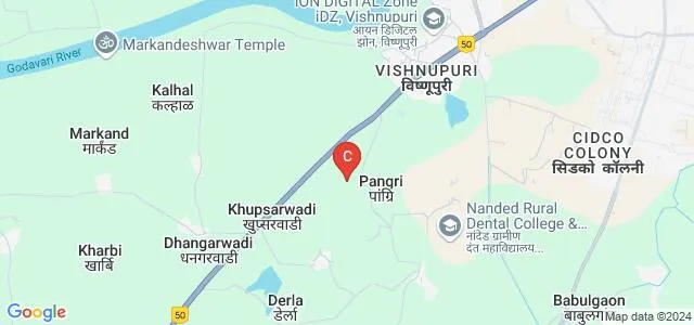 Ratneshwari Institute of Polytechnic, Nanded Map