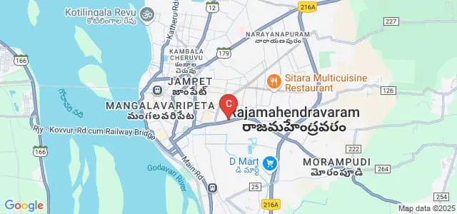 Aditya Degree College Womens, Rajahmundry Map