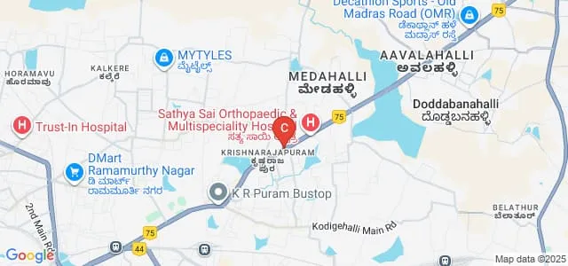 New Baldwin International Degree College, Bengaluru Map