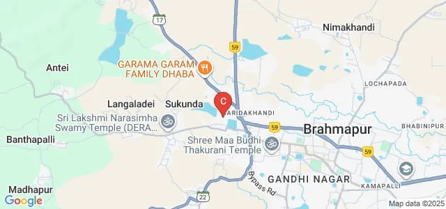 Binayak Acharya College, Berhampur Map