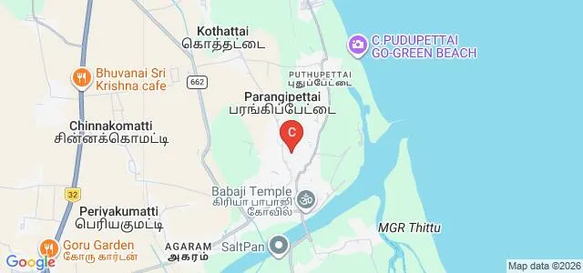 Muna College of Education, Parangipettai Map