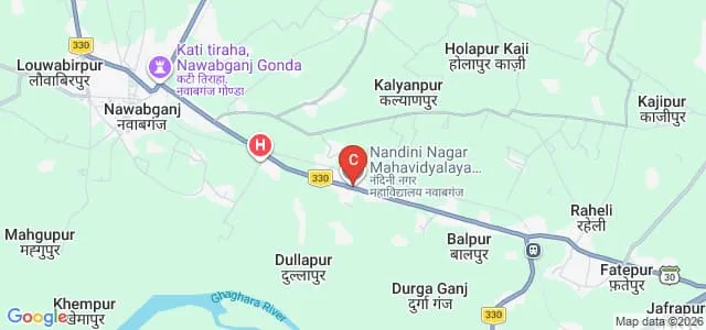 Nandini Nagar Vidhi Mahavidyalaya, Gonda Map