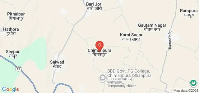 BND Government Arts College, Chimanpura Map