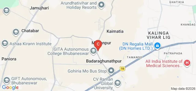 NIIS Institute of Information Science and Management, Bhubaneswar Map
